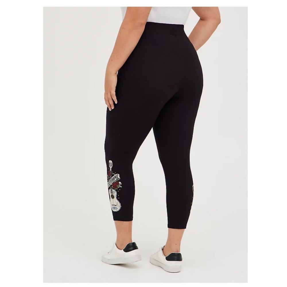TORRID NWT CROP LEGGING - DISNEY COCO MIGUEL GUITAR - Picture 6 of 6